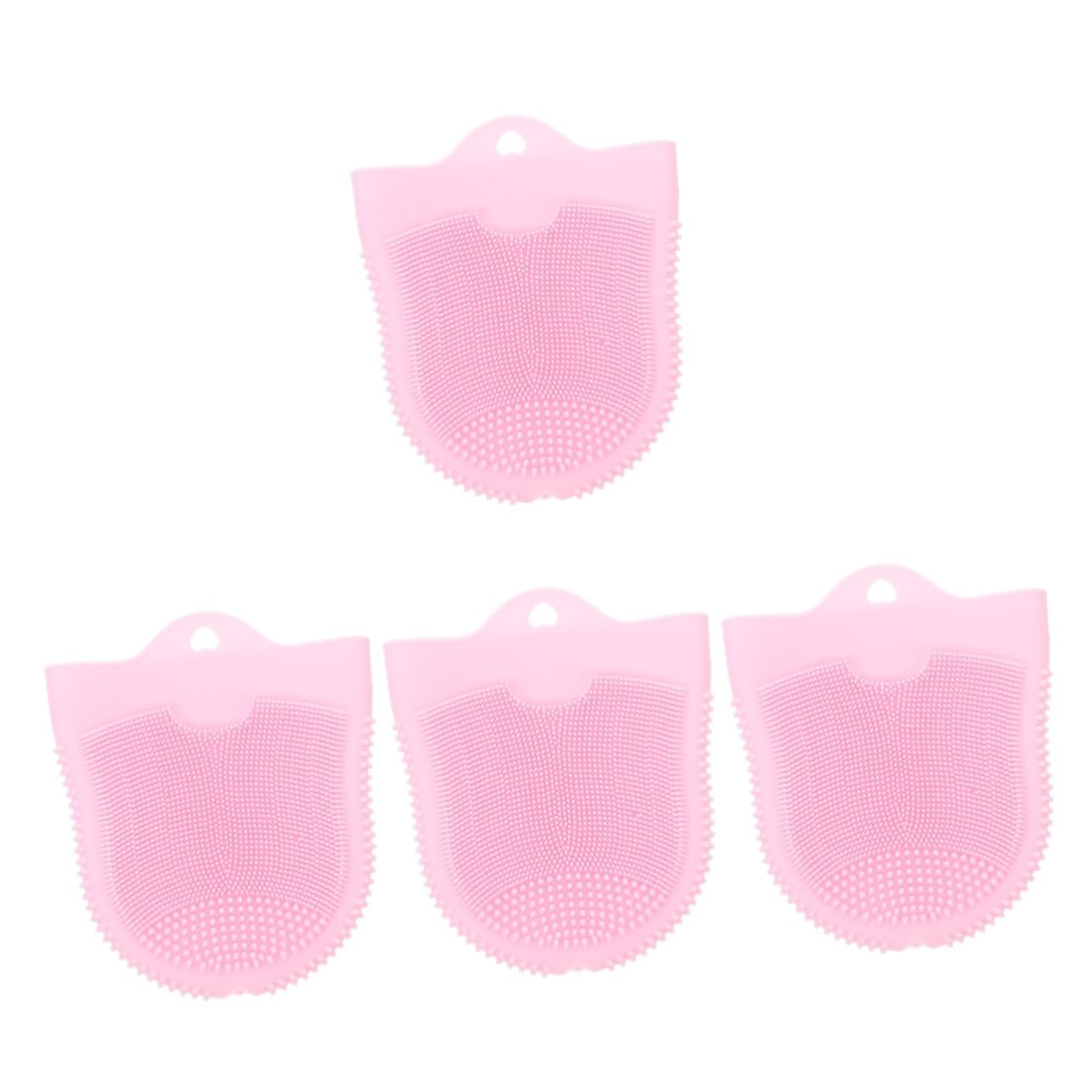 Healeved 4stücke Silikon Gesichtsreinigungsbürste Für Sanfte Tiefenreinigung Handschuhförmiges Design Weich Und Tragbar Für Tägliche Gesichtsreinigung Und Peeling