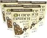 Love Crunch Organic Chocolat noir & Granola de coco, 11.5 oz (paquet de 6), Non-OGM, Commerce équitable, selon le chemin de la nature