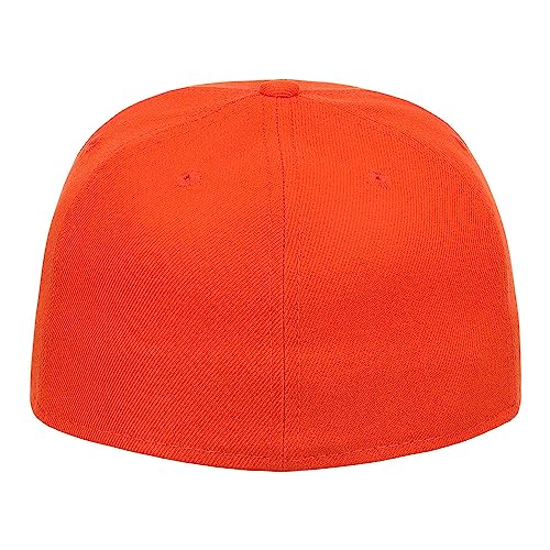 Image of Lids Blank Premium Full Court w /Colored Under Visor Fitted Cap