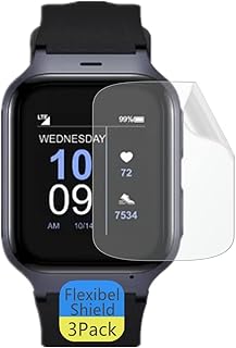 Aemus Compatible for Family Connect SENIOR Screen Protector Timex Smart Watch TPU Full coverage HD Bubble self-healing flexible film