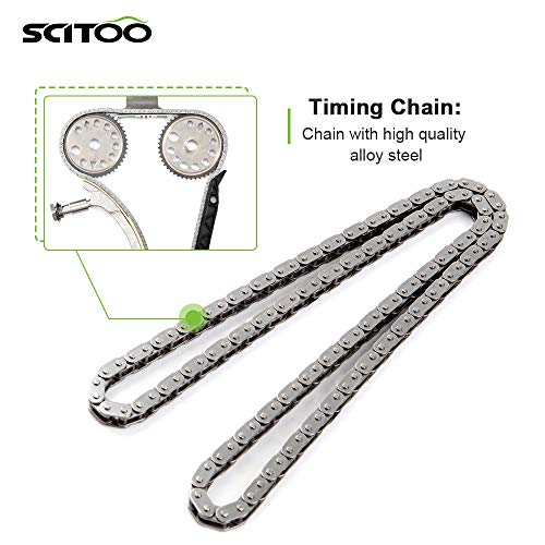 Scitoo Timing Chain Kit Fits For 1996 1997 Lexus Lx450 4.5L 4477Cc L6 Gas Dohc Naturally Aspirated #TOP5