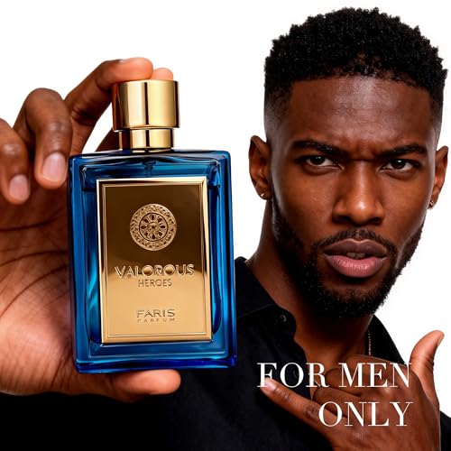 Image of A CENTER VALORES HEROES Men's Cologne 100ml Woody Oriental Eau de Parfum Citrus Leather Fragrance Gift