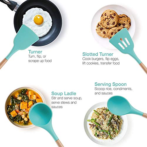 Silicone Cooking Utensils Kitchen Utensil Set - Image 4