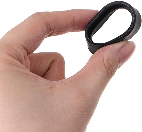 Miniatura 3 de 2 piezas de protección ocular de goma suave 1.142-1.181 in protectores de ojos copas cubiertas para oculares de microscopio binocular tapas negras.