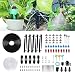 Xoolover Irrigation Kit 149PCS Micro Watering Systems Plants Drip Irrigation Greenhouse Sprinkler for Garden Humidification Lawn Outdoors Atomization Cooling-30M