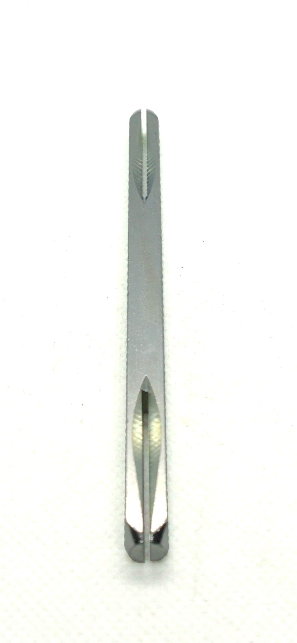 Fixitflo Silver Zinc Spindle Bar Split 7Mm X 110Mm Length For Door Or Window Repairs Upvc Pack Of 1 (7Mm X 110Mm Split/Slotted Spindle)
