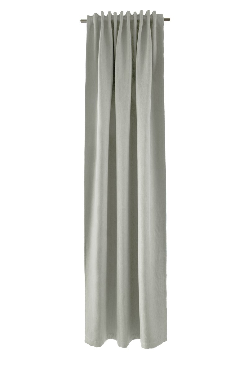 Homing Vorhang Galdin verdeckten Schlaufen (1 Stück) Blickdicht Verdunklungsvorhang H/B ca.245 x 140 cm beige