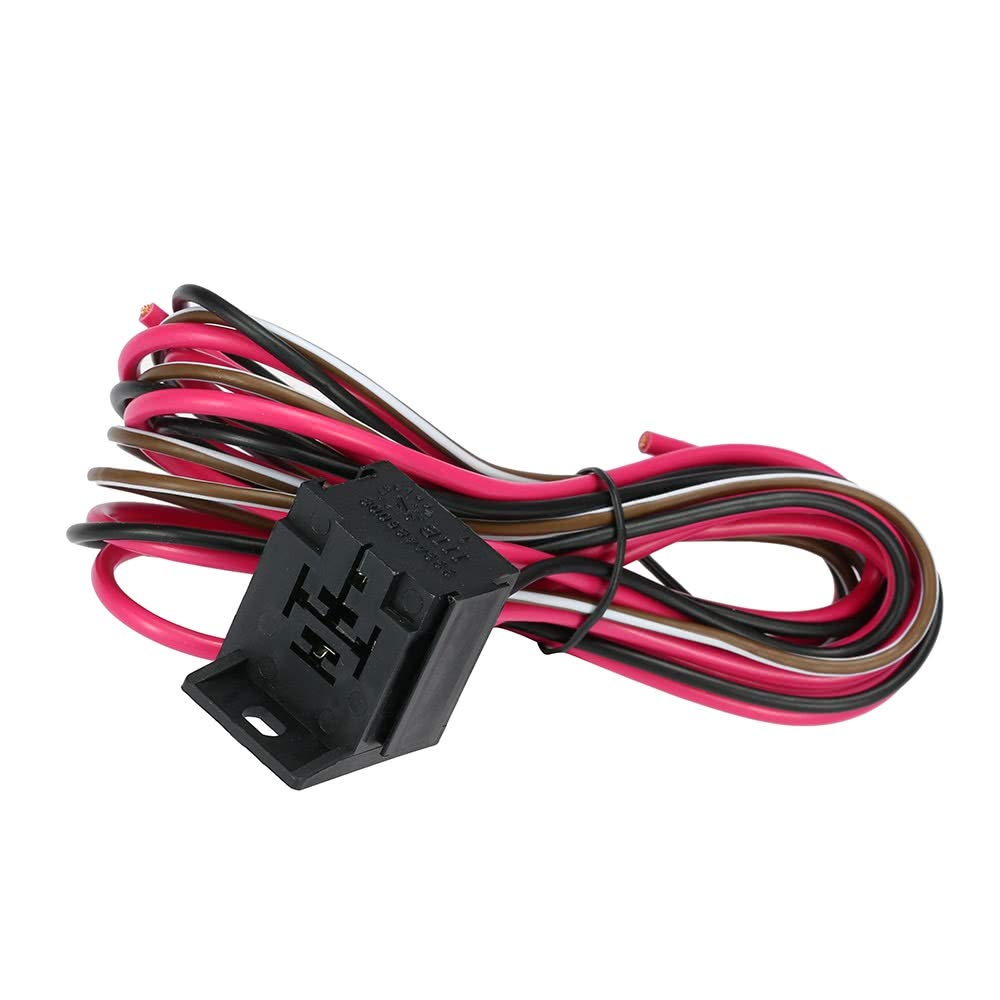 Buy Satisfactory product Electric Cooling Fan Wiring Install Kit 185/170 Degree Thermostat Heavy