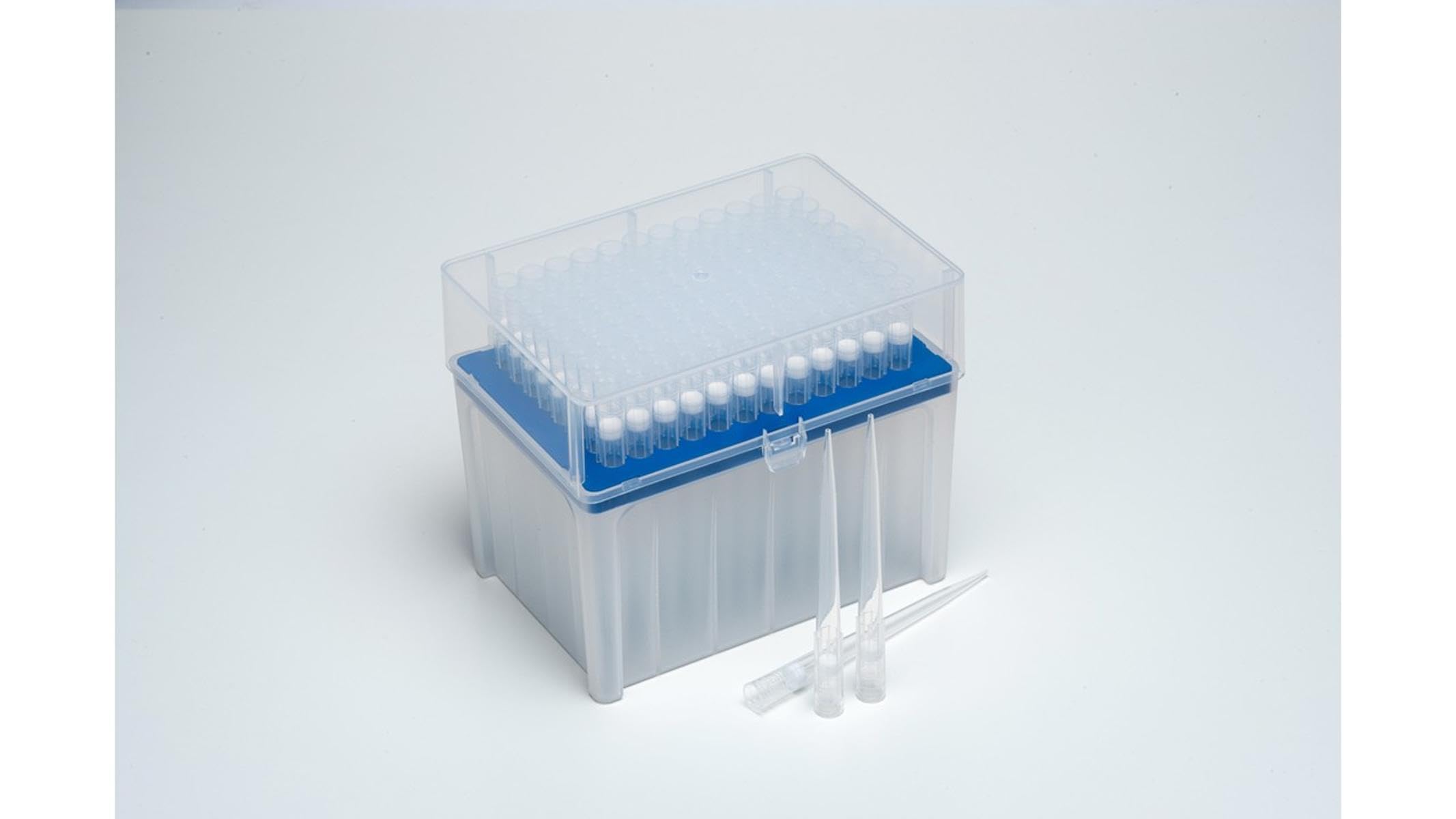 neoLabLine 1000µl Filterspitzen, steril, DNase und RNase frei, Transparent, Farbcode Blau