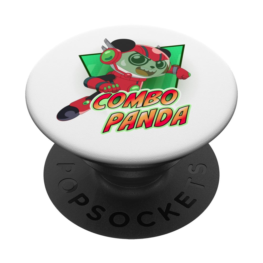 Ryan's World the Movie Combo Panda PopSockets Adhesive PopGrip, Black