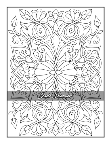 100 Amazing Patterns: An Adult Coloring Book with Fun, Easy, and Relaxing Coloring Pages - Image 47