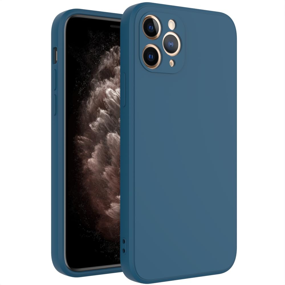 for iPhone 11 Pro Case Dark Blue, Scratch Resistant with Soft Touch, Slim Thin Phone Cover for iPhone 11 Pro 5.8 inch
