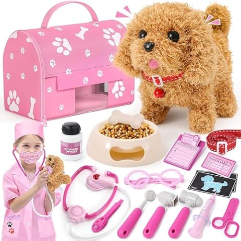 Interactive Plush Puppy Vet Toy Set Cover