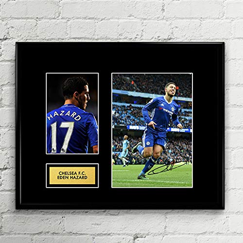 Eden Hazard Belgium Chelsea Signed Autographed Photo Mat Custom Framed 11 x 14 Replica Reprint Rp Eden Hazard Belgium Chelsea Signed Autographed Photo Mat Custom Framed 11 x 14 Replica Reprint Rp