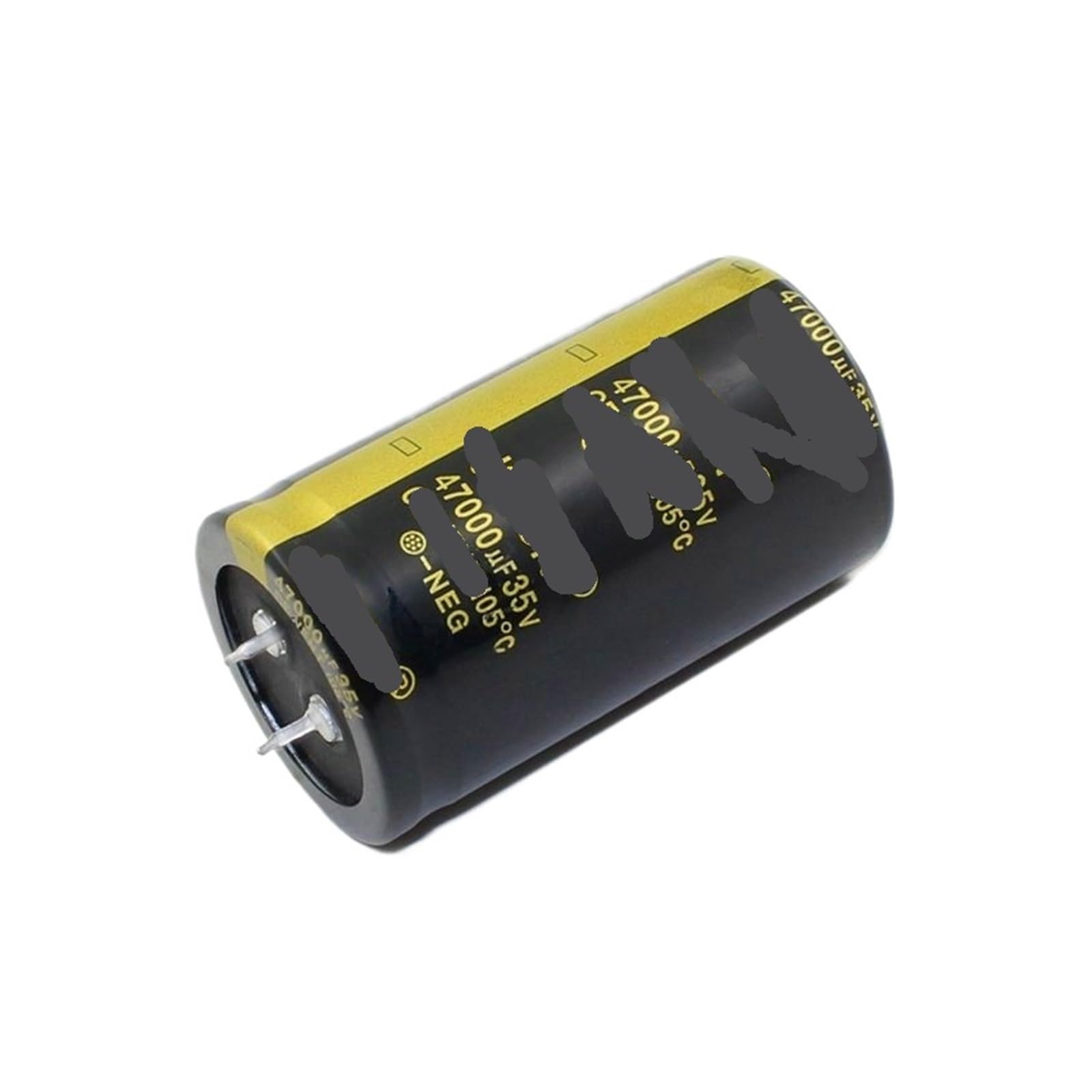 Condensador electrolítico 47000 uF 35V de baja ESR y diseño compacto de 35x60mm