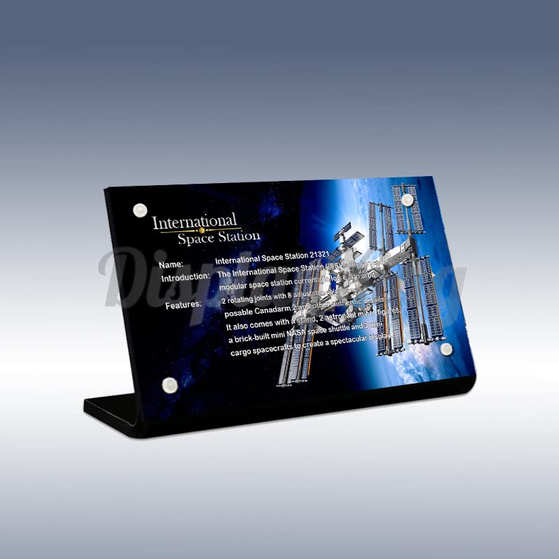 Placa de acrílico para la estación espacial internacional Lego 21321 (juego de lego no incluido)