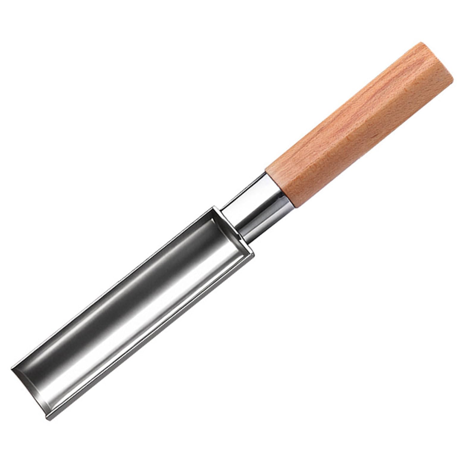 NVOQILIN Kitchen Tool Beechwood Handle 304 Stainless Steels Meatballs Maker for Perfectly Sized Ball Kitchen Accessories Uniform Cutlet Maker