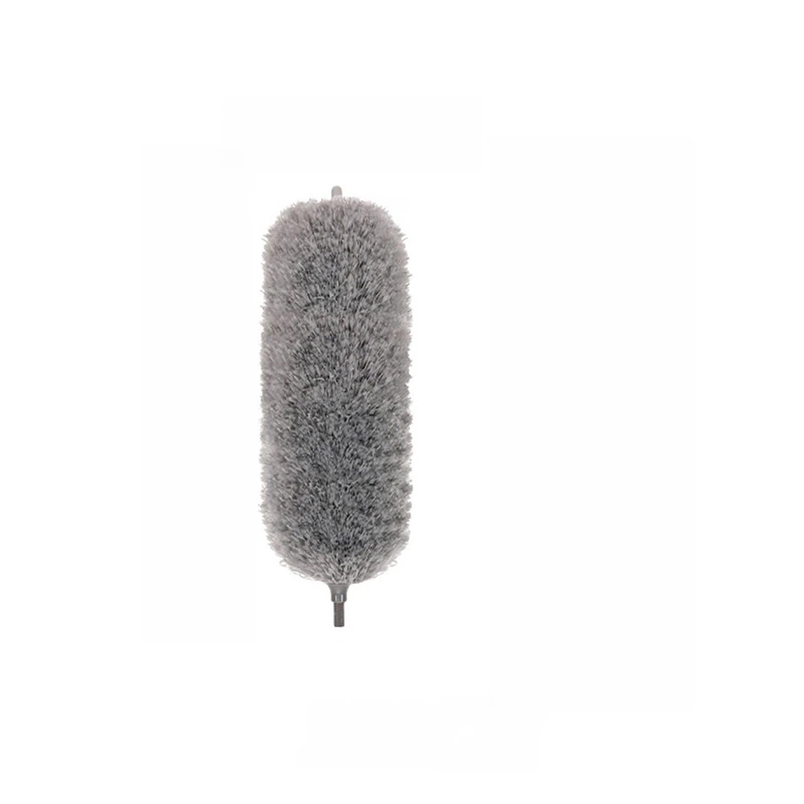 Duster Duster Brush Microfiber Extendable Curved Ceiling Cleaning Broom Household Electrostatic Dust Collector(Only Grey Head)