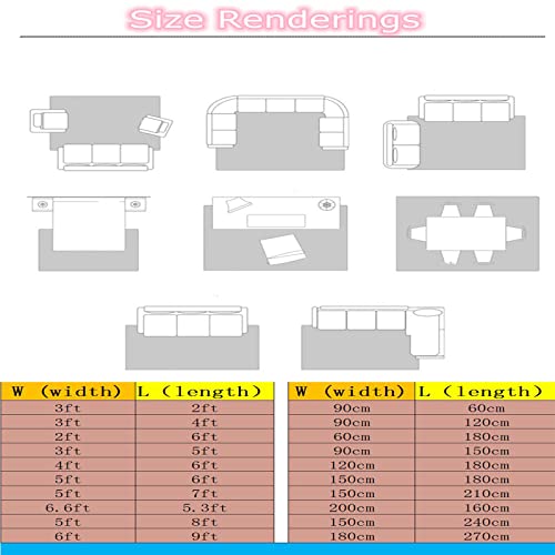 Blue Black Grey White Moire Area Rugs, Geometric Abstract Art Easy Clean Rug, Soft Non-Skid Carpet Throw Rug For Kids Teen Girls Boys Bedroom, Living Room Bathroom,Classroom Office 3Ftx4Ft #TOP4