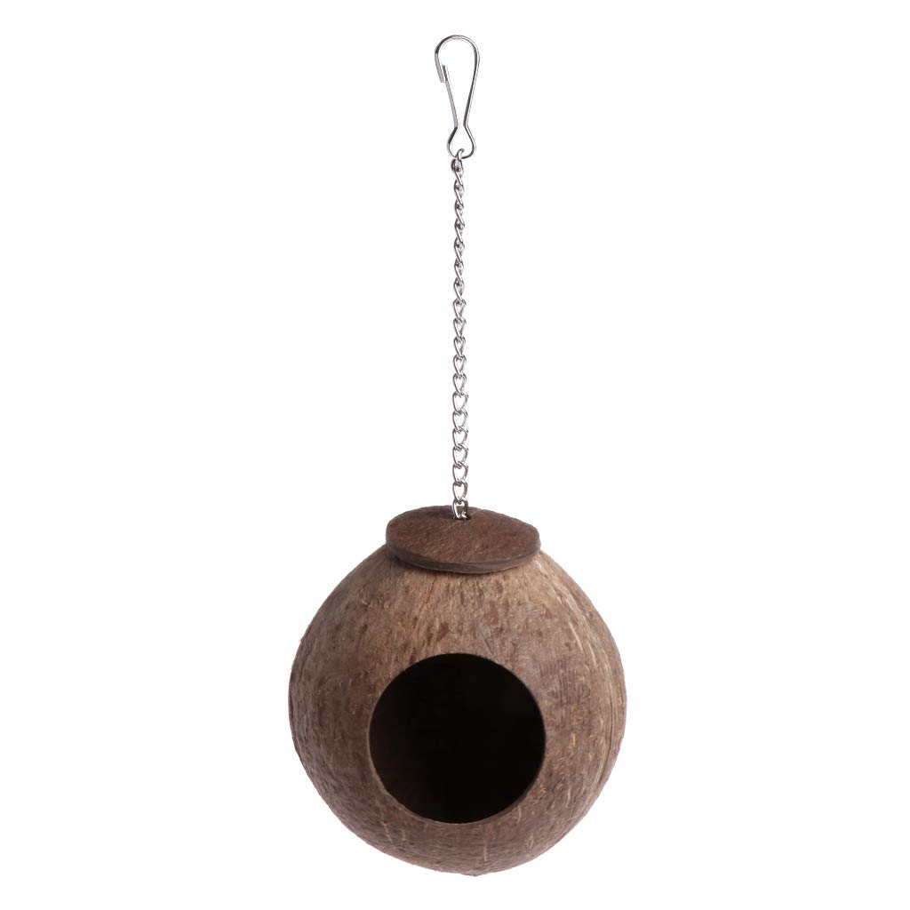 NEWFT Bird Nest Hatching House Weatherproof Design With Hanging Hook for Patio Garden Decoration