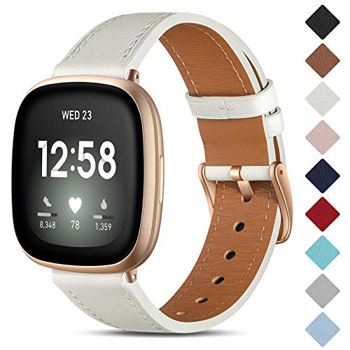 Bracelet En Cuir Véritable De Remplacement Pour Fitbit Charge 5 / Charge 6 - Luxe Et Confort