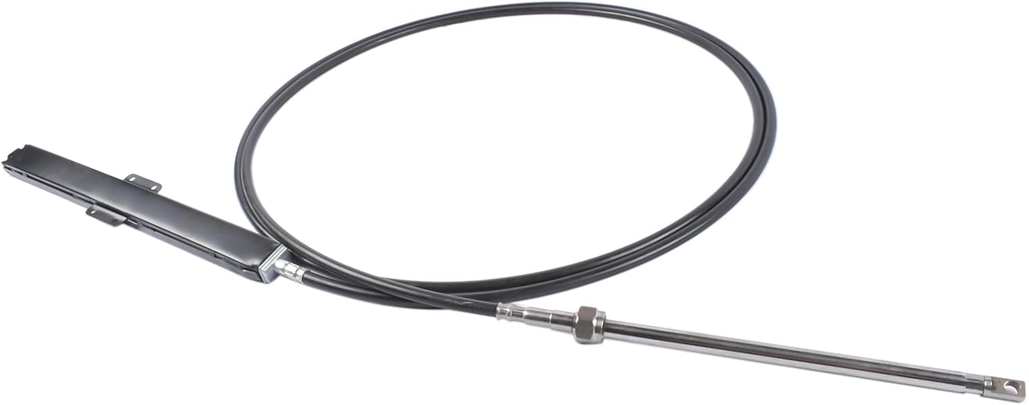 Rack Pinion Mechanical Steering Cable 16Ft Replacement for Helm and Bezel Kits SH5210P/SB39526P and SH5230P/SB39544P (NFB)