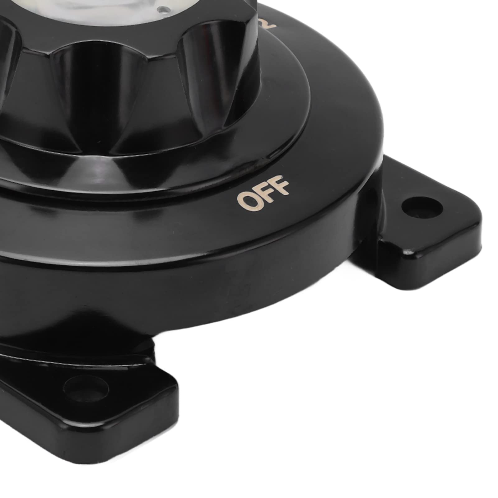 Black 4 Position Heavy Duty Battery Switch 250A Battery Selector Switch DC6?32V for RV Yacht