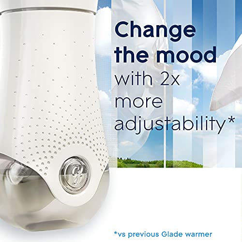 Glade PlugIns Refills Air Freshener Starter Kit, Scented and Essential Oils for Home and Bathroom, Clean Linen, 1.34 Fl Oz, 1 Warmer + 2 Refills - image 2
