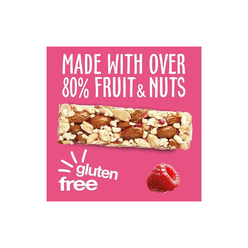 KIND Bars, White Chocolate Raspberry, Healthy Snack, Gluten Free Snack Bars, No Artificial Colours, Flavours or Preservatives, Multipack 12 x 40g - Image 4