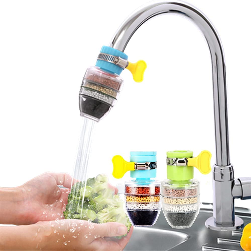 IONIX Tap water filter with Activated Carbon | Faucet Water Filters Universal Interface Home Kitchen Faucet Tap Water | Tap filter Multilayer.Multicolor (B0CVW4PPVM) Amazon Price History, Amazon Price Tracker