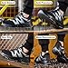 Imagen de Zapatos de Seguridad para Hombre Mujer Ligero Zapatillas Trabajo Comodo Calzado de Seguridad con Punta de Acero Antideslizantes Negro 44 EU