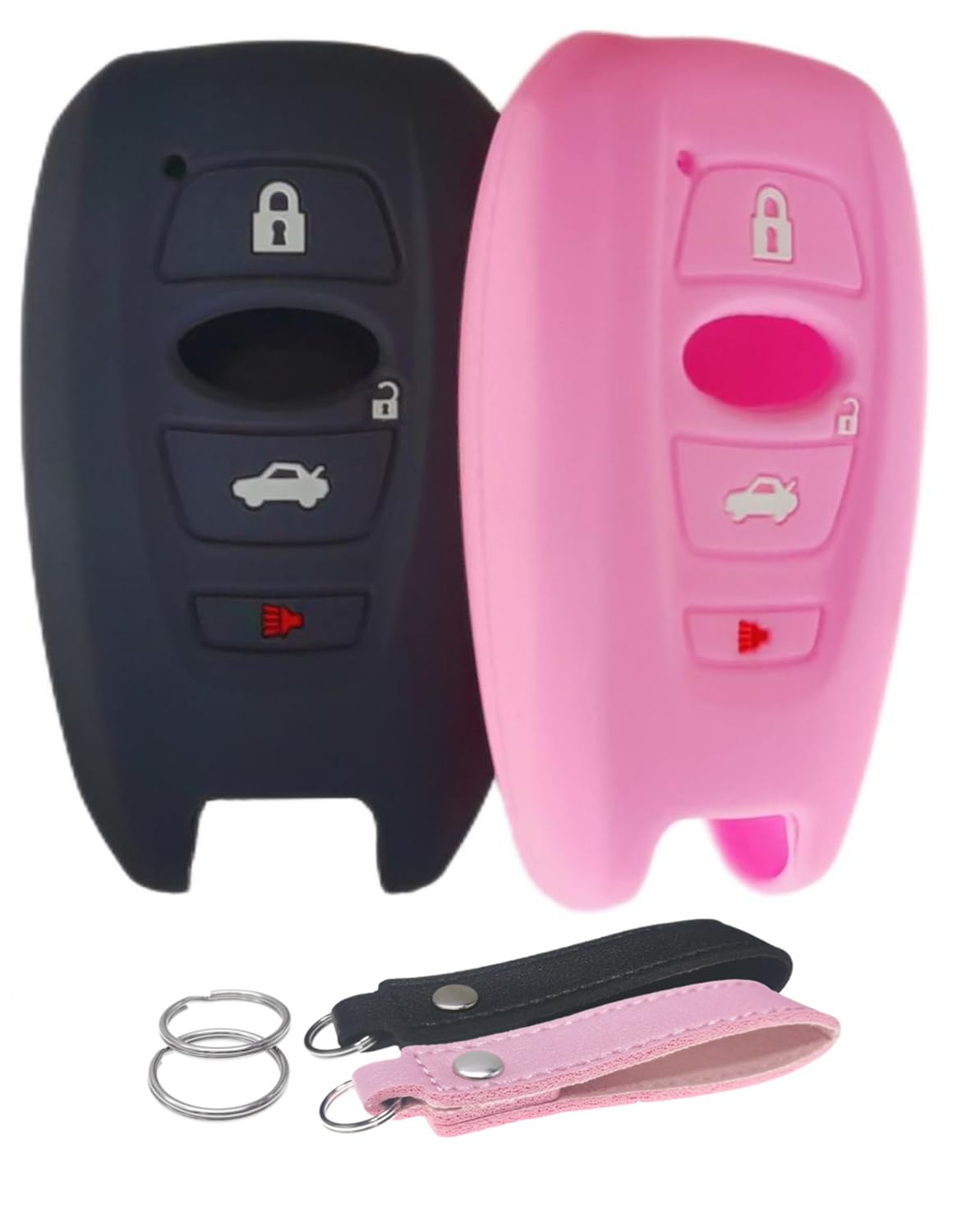Coque clé Subaru protège boîtier abîmé télécommande 4 boutons - 7