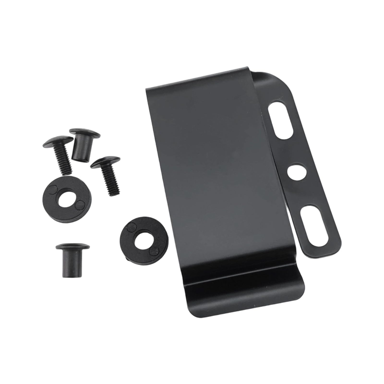 Stainless Steel Knives Sheath Carry Clip with Slotted, Black