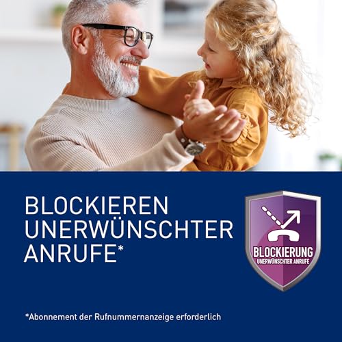 Panasonic KX-TGJ320GB Schnurlostelefon mit Anrufbeantworter, Freisprecheinrichtung, Farb-LCD, DECT-Sicherheit, Strahlungsarm, langlebiger Akku, Schwarz – Bild 4