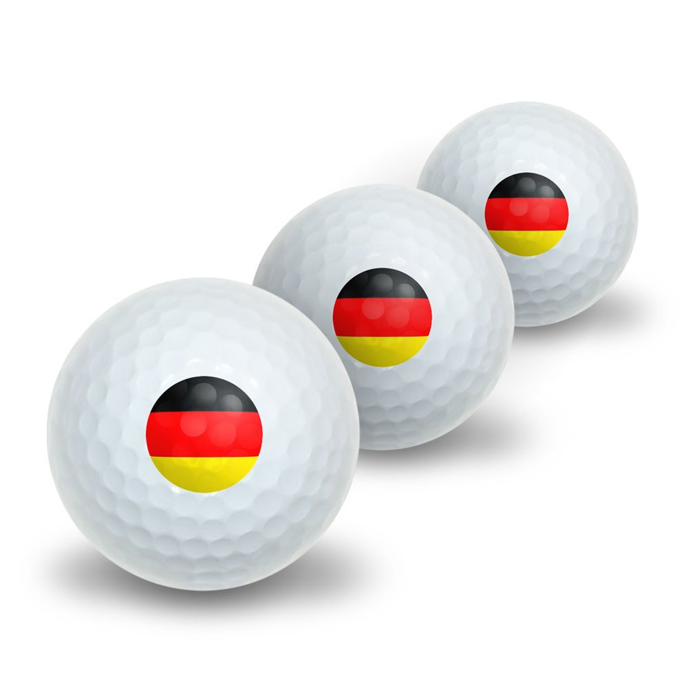 GRAPHICS & MORE German Germany Flag Novelty Golf Balls 3 Pack