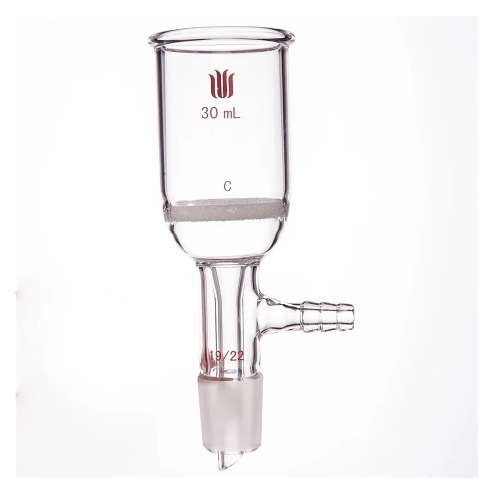 Embudo de núcleo de con Junta de molienda de 15 ml a 150 ml, Junta Inferior 19/22, Embudo de Filtro, Buchner, Junta Interior, F36(F366019C)