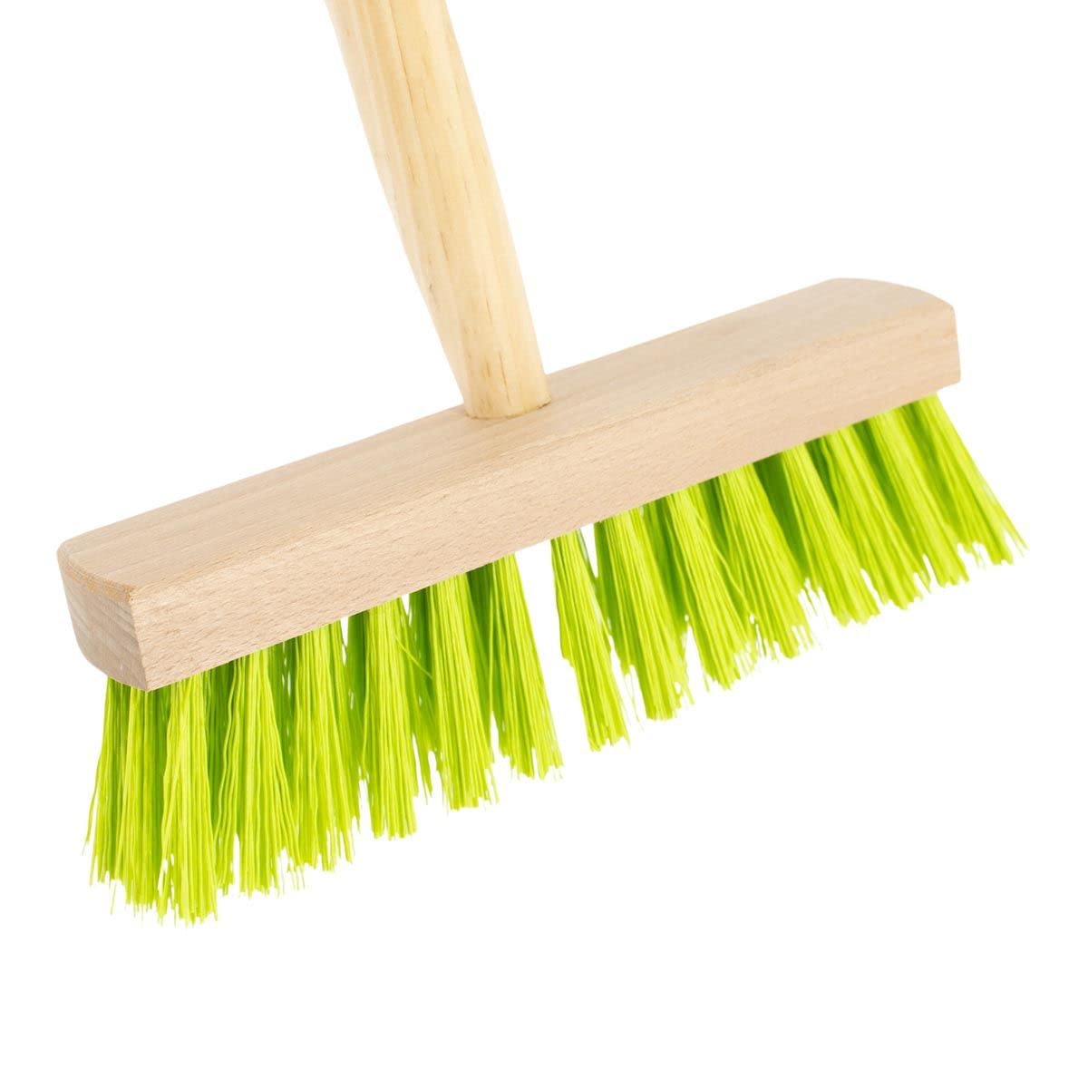 Rekord Kinder Gartengeräte Set 9-teilig Schaufel, Spaten, Rechen, Besen, Laubbesen, Grubber, Doppelhacke - Metall, Holz-Stiel (76cm) Gartenspielzeug, Kinder-Gartenwerkzeug