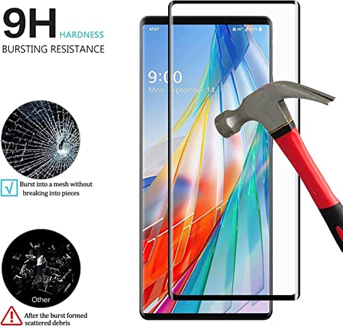 Image of STP FEEL Advanced Full Glue Tempered Glass Protector for LG Wing 5G | Edge to Edge Screen Protector Guard Protector, Pack Of 1