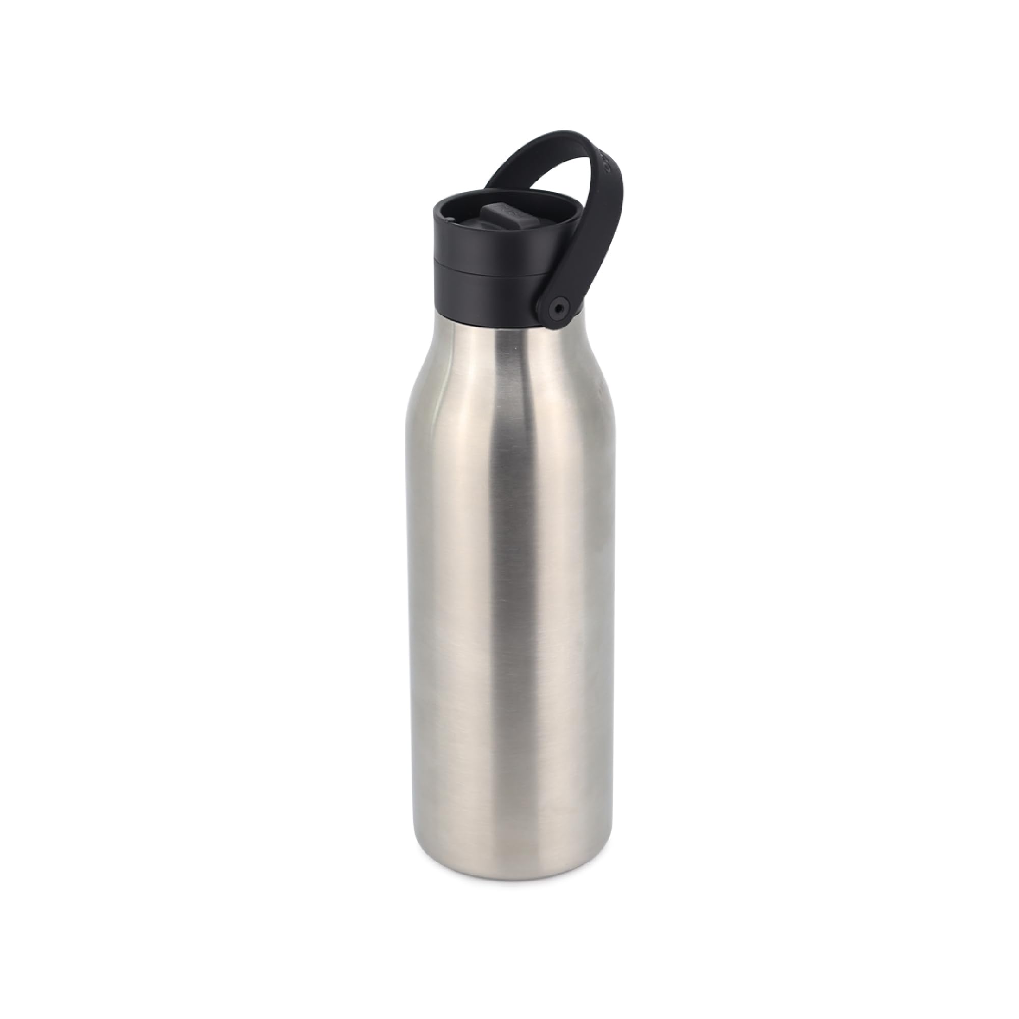 Circular&Co Recycled Stainless Steel Water Bottle 500ml – Uncoated Ink Black – Reusable, Leakproof & BPA-Free — image 1