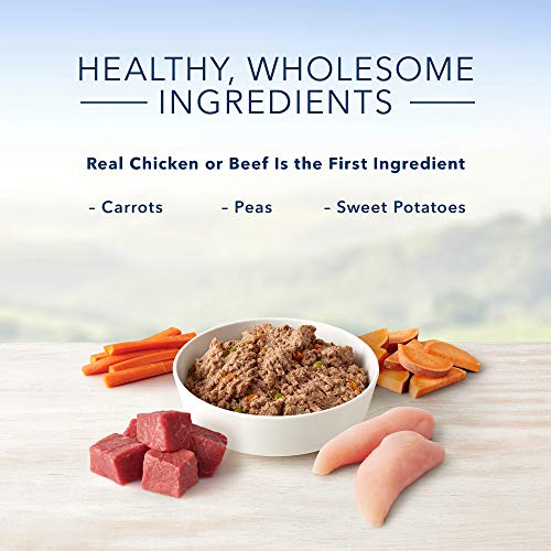 Blue Buffalo Homestyle Recipe Natural Adult Wet Dog Food Variety Pack, Chicken & Beef 12.5-Oz Can (8 Count- 4 Of Each… - Image 4