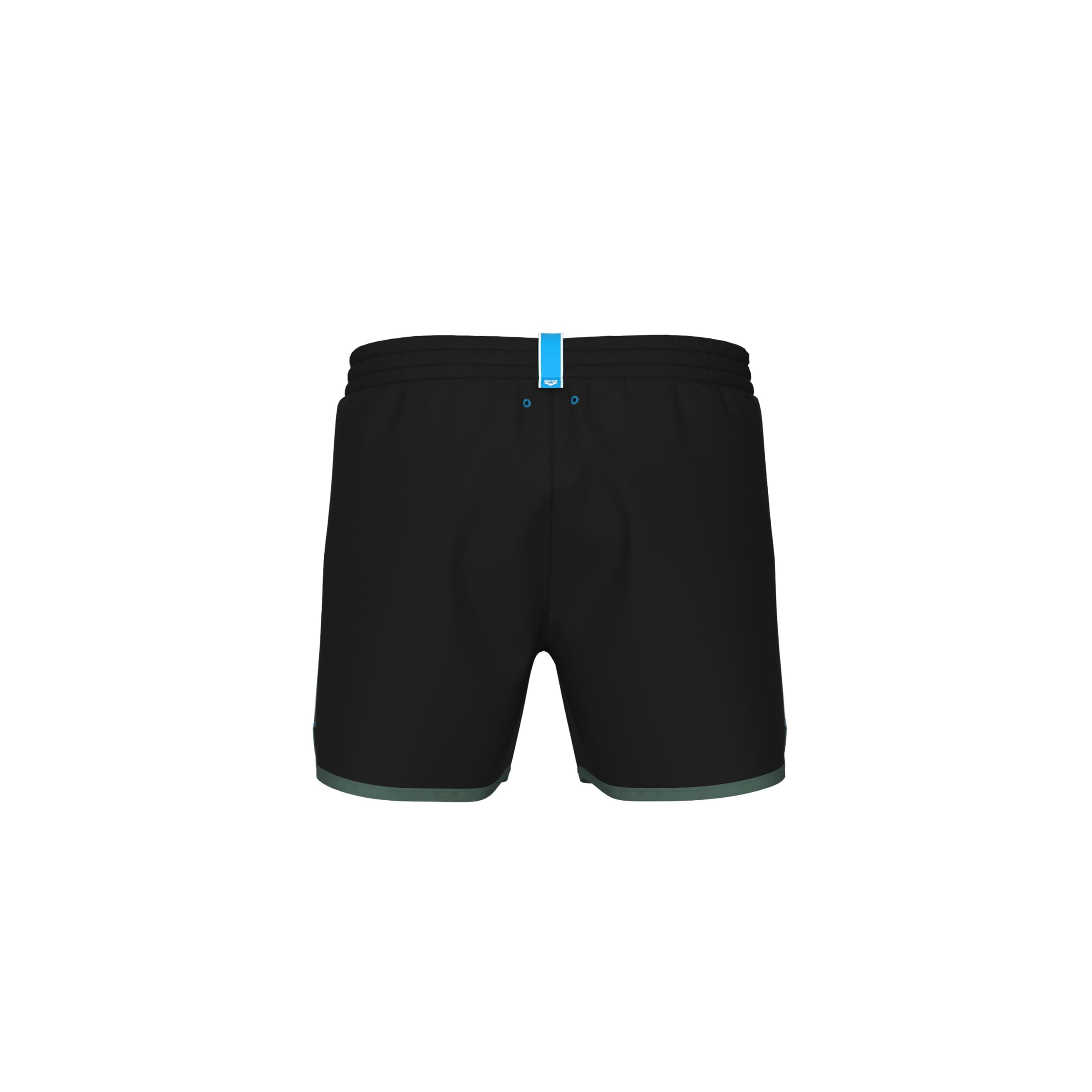 ARENA Męskie duże logo Borders Beach Short Black-Sage