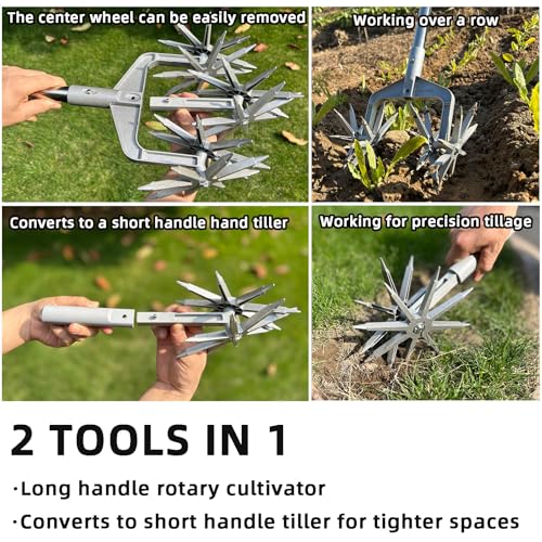 KLDOLLAR Adjustable Hand Tiller