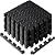 Yes4All Interlocking Exercise Foam Mats with Border – Interlocking Floor Mats for Gym Equipment – Eva Interlocking Floor Tiles (12 Square Feet, Black)