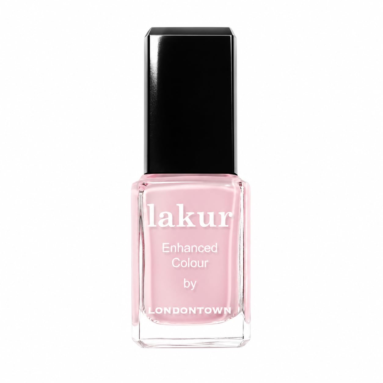 LONDONTOWN lakur Nail Polish - Chip-Resistant, Non-Toxic, Conditions & Hydrates Nails | Sheer Petal Pink, Magnolia Haze Creme, 11.8ml