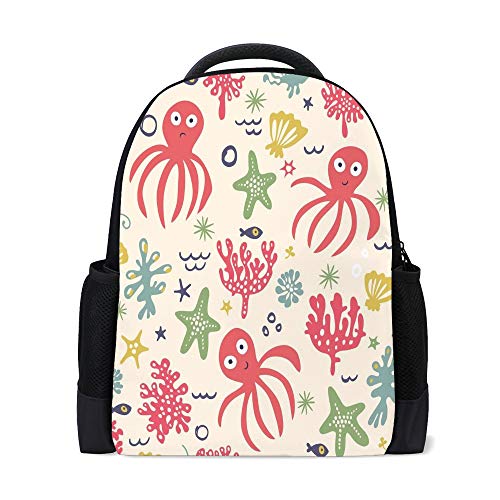 Sac à dos pieuvre Chehong pour homme et femme idéal comme grand sac d'école et voyage