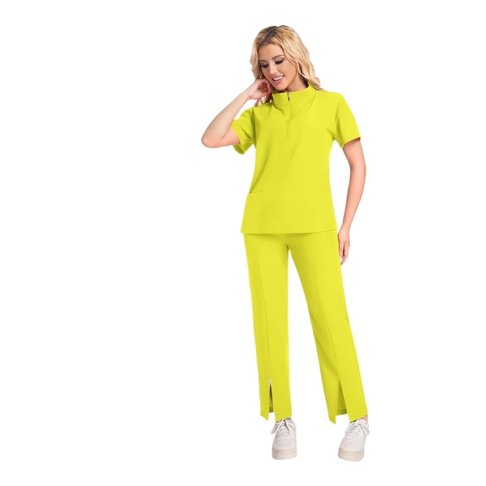 Krankenpfleger KostüM Uniformen Krankenschwester Arbeitskleidung Frauen Scrub Sets Chirurgische Anzüge Labor Krankenhaus Overalls Schönheitssalon Spa Arbeitskleidung