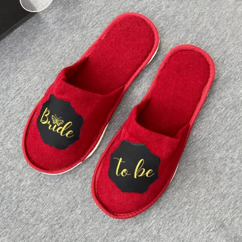 Image of BRIDE TO BE Home Slippers For Women And Props For Wedding Shoot & Gifting