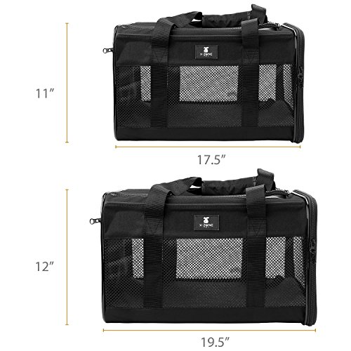 XZONE PET Airline Approved SoftSided Pet Travel Carrier Deals,...