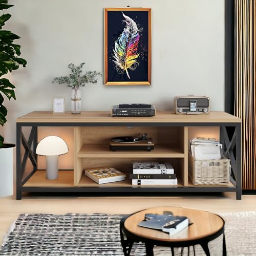 Image of Amazon Brand - Umi Framed Wall Painting, Colourful Feather Design with Crystal Diamonds For Wall Decoration Esthetic Wall Hanging Painting For Living Room Bedroom Housewarming Gift Office - 30x50cm
