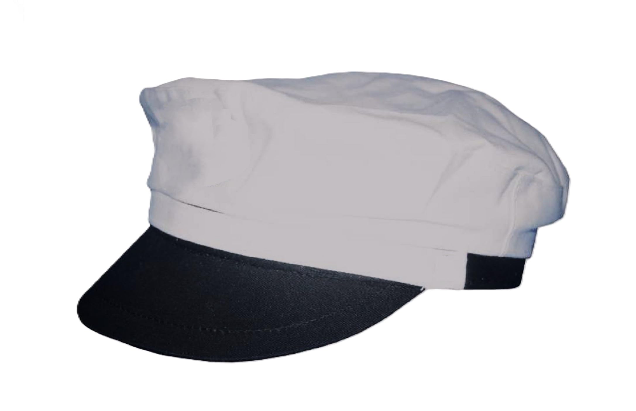 Golf Caps, Flat Brim Style Vintage Golf Hats Cotton Iresh Hats for Men Off White Captain Pack 1